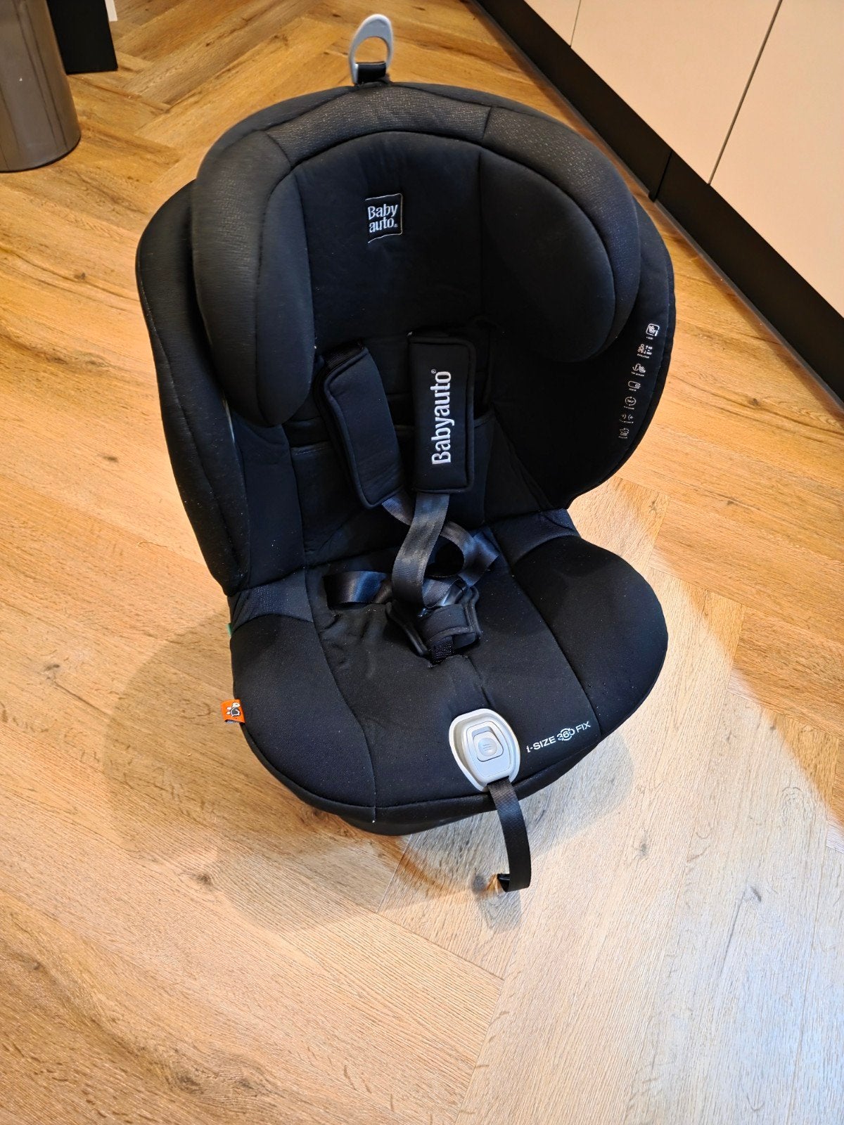 Babyauto i-SIZE 360 FIX draaibare autostoel, Verstelbare rugleuning, Gebruikt, 0 t/m 18 kg, Isofix