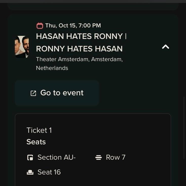 Hasan Hates Ronny | Ronny Hates Hasan, Twee personen