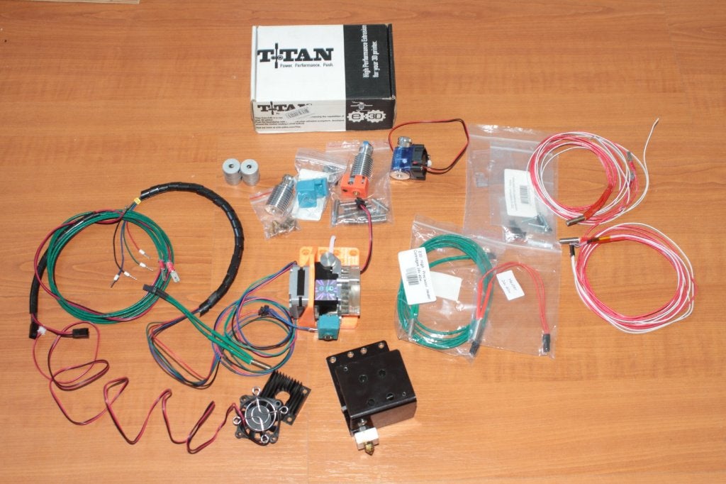 E3D Titan Aero Extruder en 3D Printer onderdelen, Ophalen, Gebruikt, Filament, E3D