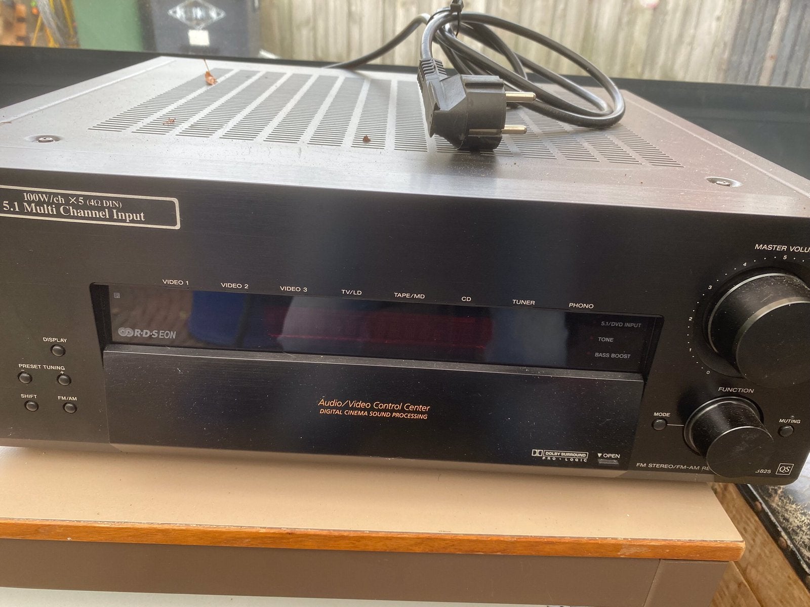 Sony receiver type :str DB825, Ophalen, Zo goed als nieuw, 120 watt of meer, Sony