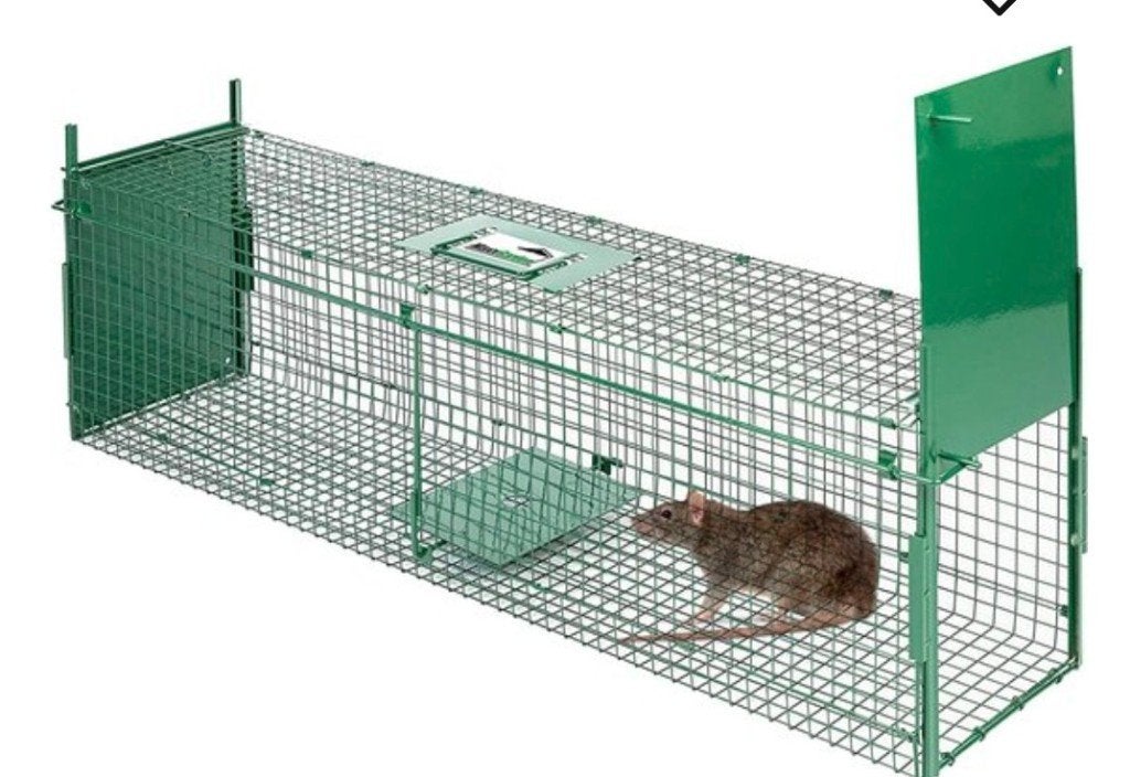 MaxxGarden vangkooi 60x18x20cm dubbele ingang - opvouwbaar, Kooi, Minder dan 75 cm, Zo goed als nieuw, Fret