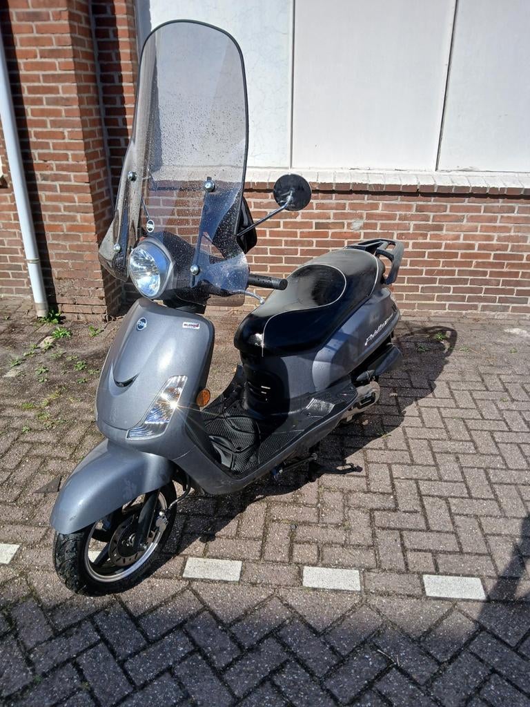 Sym Fiddle II Scooter -2050km!!! Grijs, Goede Staat, Fietsen en Brommers, Scooters | SYM, Ophalen, Gebruikt, Benzine, Fiddle