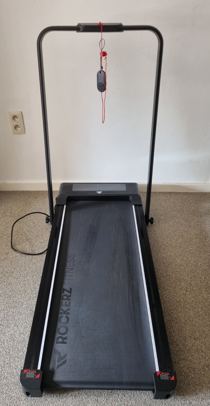 Rockerz Opvouwbare Loopband - 10,8 km/u, Ophalen, Gebruikt, Metaal, Loopband