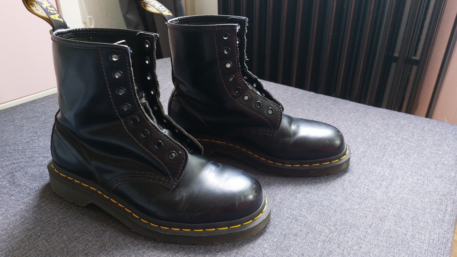 Dr. Martens 1460 Smooth Zwarte Leren Laarzen Maat 38, Kleding | Dames, Schoenen, Ophalen of Verzenden, Zo goed als nieuw, Zwart