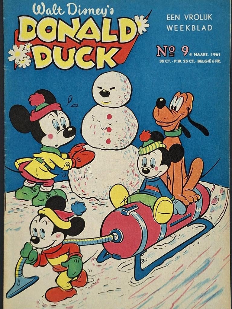 Donald Duck 1961 nr. 9, Boeken, Eén stripboek, Ophalen of Verzenden, Zo goed als nieuw