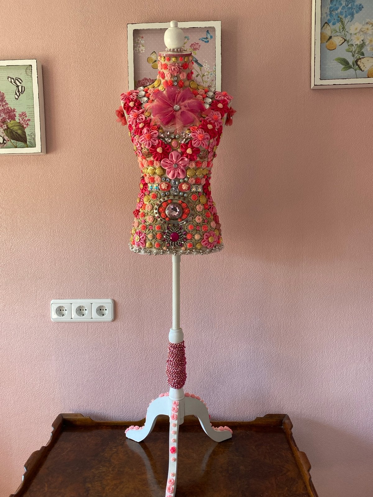 Unieke Kunst Paspop - Handgemaakt en In Hoogte Verstelbaar, Handgemaakt, 1 meter - 2 meter, Overige materialen, Modern