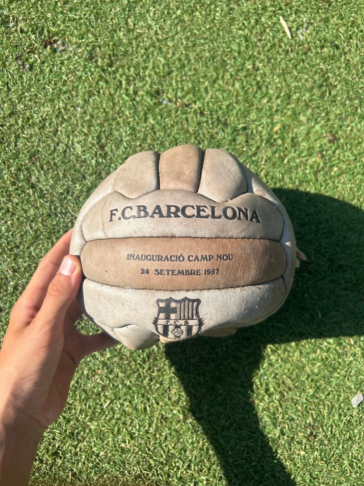 FC Barcelona Camp Nou 1957 Voetbal - Reproductie Museum, Verzamelen, Ophalen, Gebruikt, Buitenlandse clubs, Overige typen