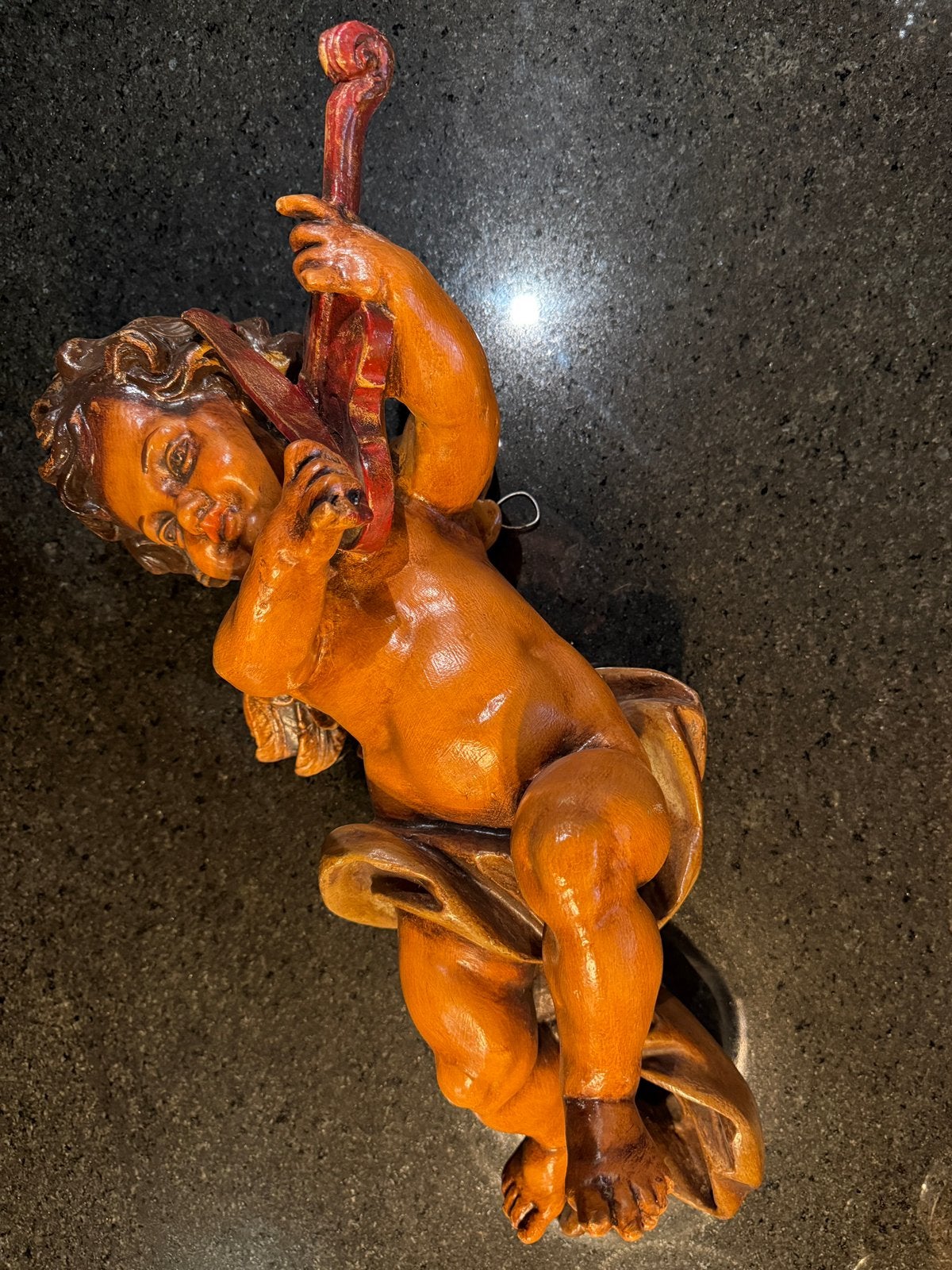 Vintage Putti / Engel / Cherubijn, Ophalen, 50 - 100 cm, Handgemaakt, Beeld