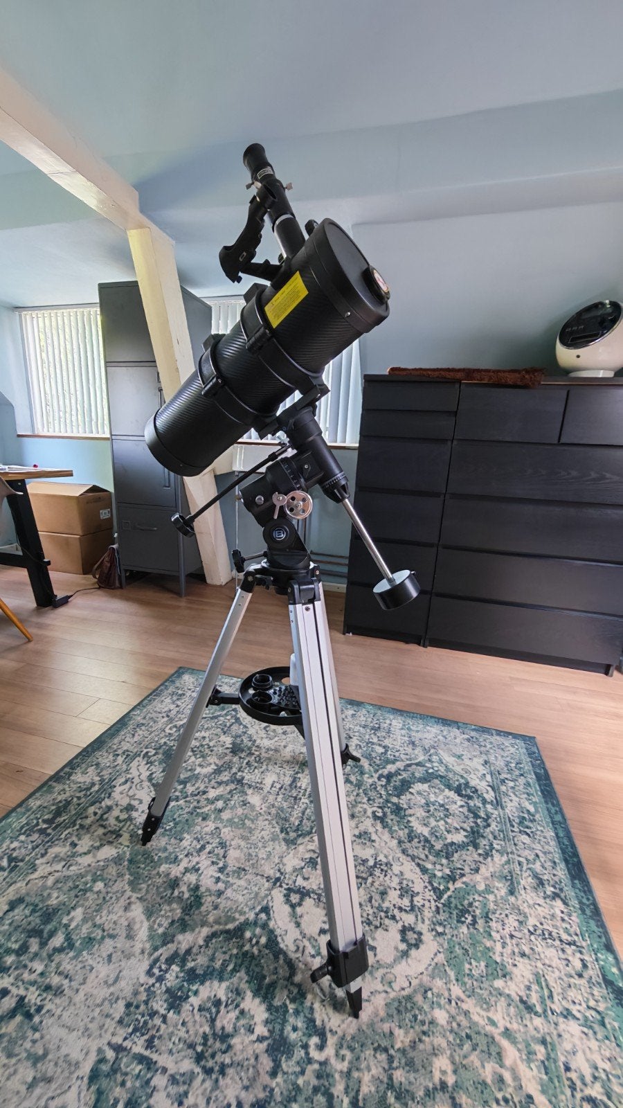 Bresser Spica 130/1000 Spiegeltelescoop EQ3, Ophalen, 80 tot 200 mm, Met statief, Spiegeltelescoop (reflector)