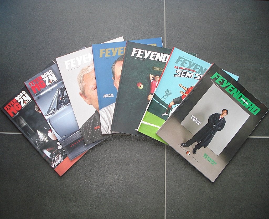 7x Feyenoord Magazine - uitgave van Het Legioen, Verzamelen, Sportartikelen en Voetbal, Ophalen of Verzenden, Zo goed als nieuw