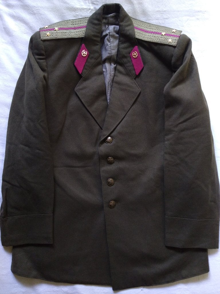 Russisch M1958 dienst uniform jas officier Sovjet USSR tenue, Verzamelen, Militaria | Algemeen, Ophalen of Verzenden, Landmacht