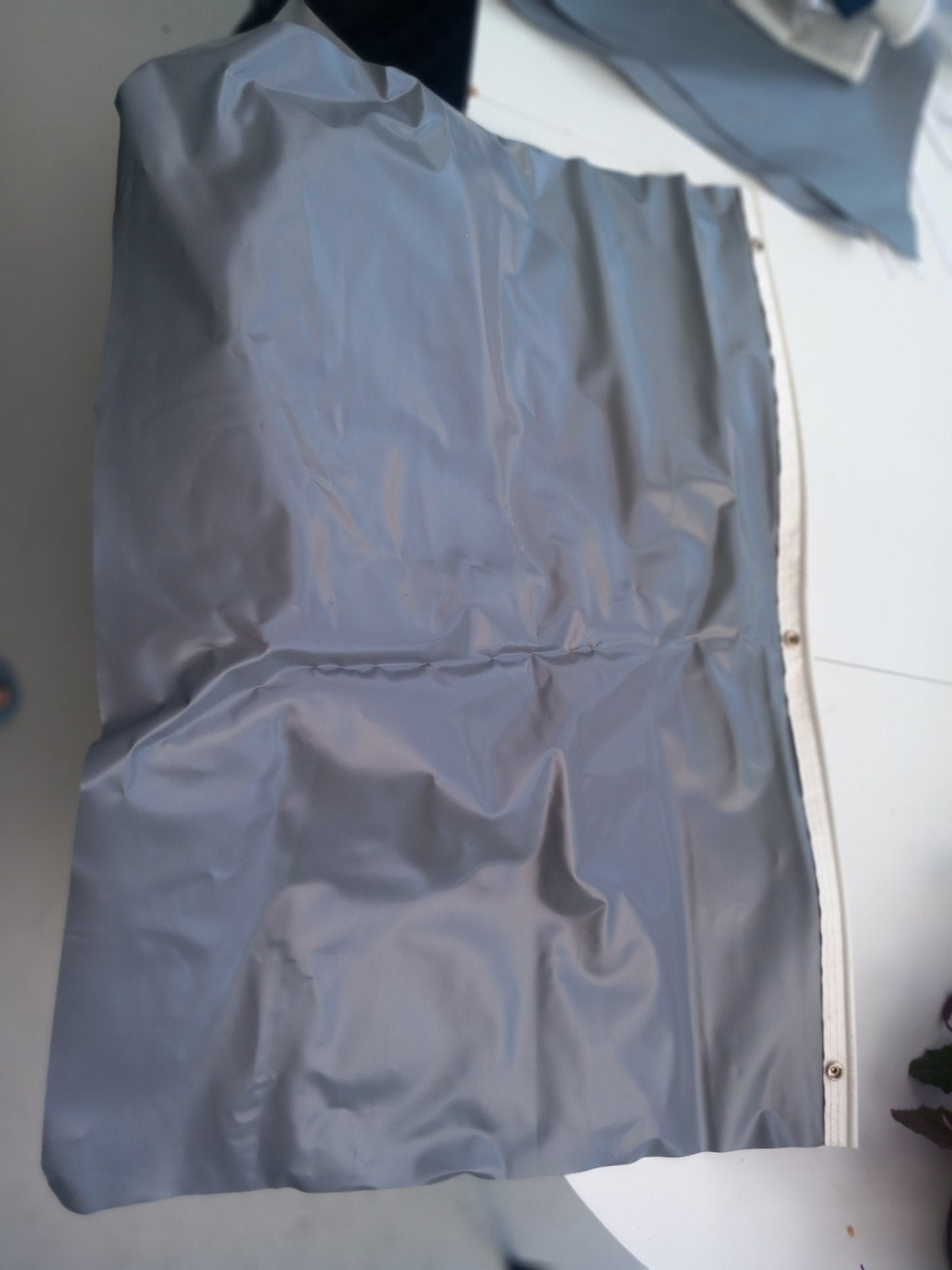 Wielflap caravan/vouwwagen met pees en drukknoppen, Caravans en Kamperen, Ophalen, Gebruikt