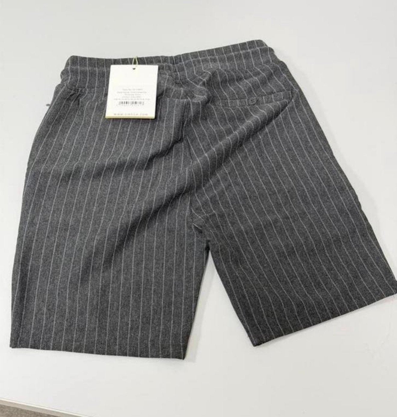 SikSilk Smart Essential Pinstripe Short Grey Marl XS grijs, Nieuw, Ophalen of Verzenden, H, H