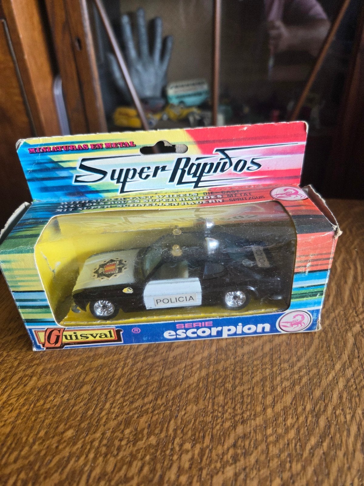 guisval serie escorpion FORD CAPRI POLICIA boxed original, Verzenden, Gebruikt, Auto