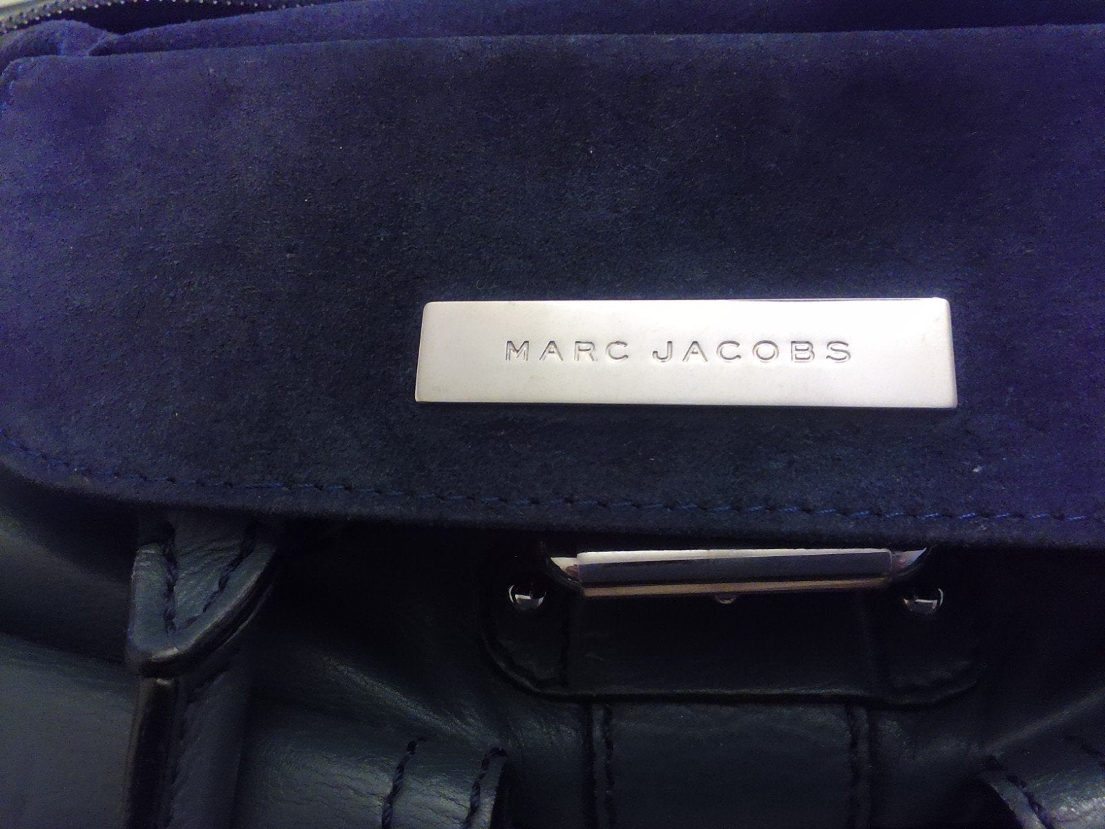 Marc Jacobs Handtas - Stijlvol en Tijdloos, Sieraden, Tassen en Uiterlijk, Tassen | Damestassen, Ophalen, Gebruikt, Blauw, Handtas