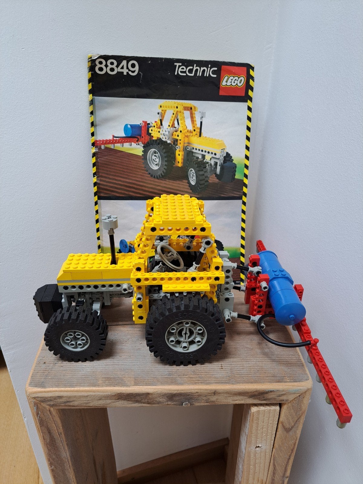 Lego Technic 8849 - Tractor (Vintage 1986) - 100% Compleet, Lego, Compleet, Ophalen of Verzenden, Zo goed als nieuw