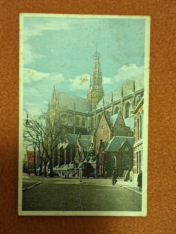 Haarlem - Sint Bavo en omgeving (1954) gelopen, Ophalen of Verzenden, 1960 tot 1980, Gelopen, Noord-Holland