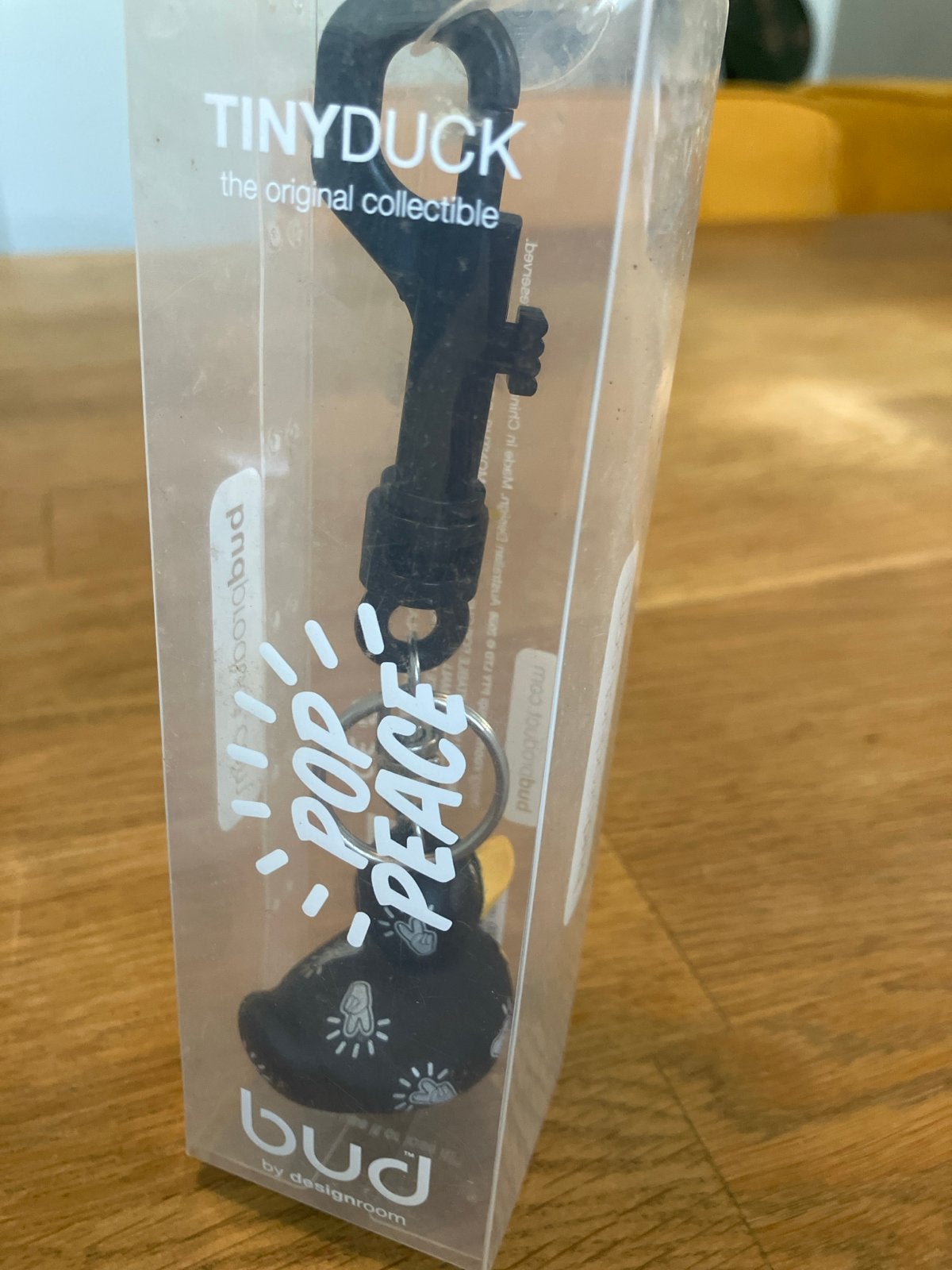 TinyDuck Pop Peace Collector Item Bud Badeend Sleutelhanger, Ophalen of Verzenden, Nieuw