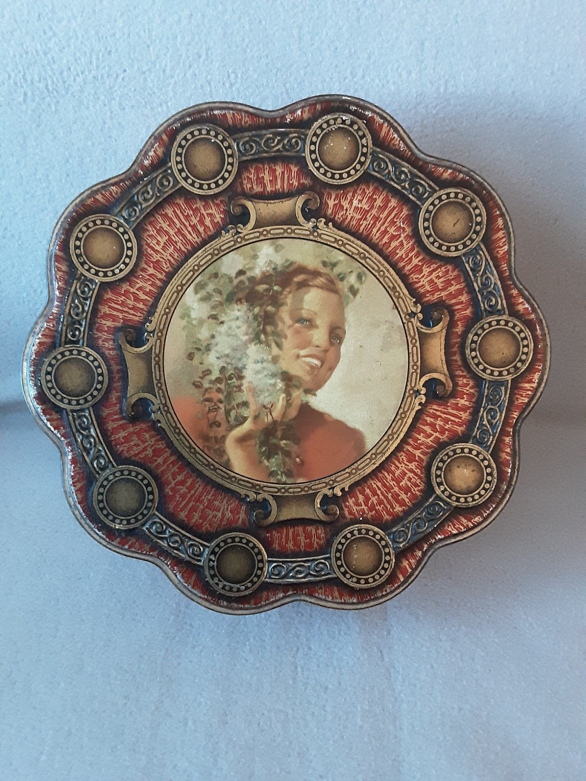VICTORIA DORDRECHT Blik. C.A. 1935, Verzamelen, Blikken, Ophalen of Verzenden, Gebruikt, Overige