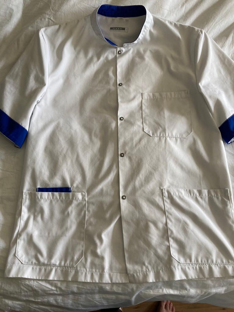 Verplegersjas heren, Kleding | Heren, Overige Herenkleding, Ophalen of Verzenden, Zo goed als nieuw