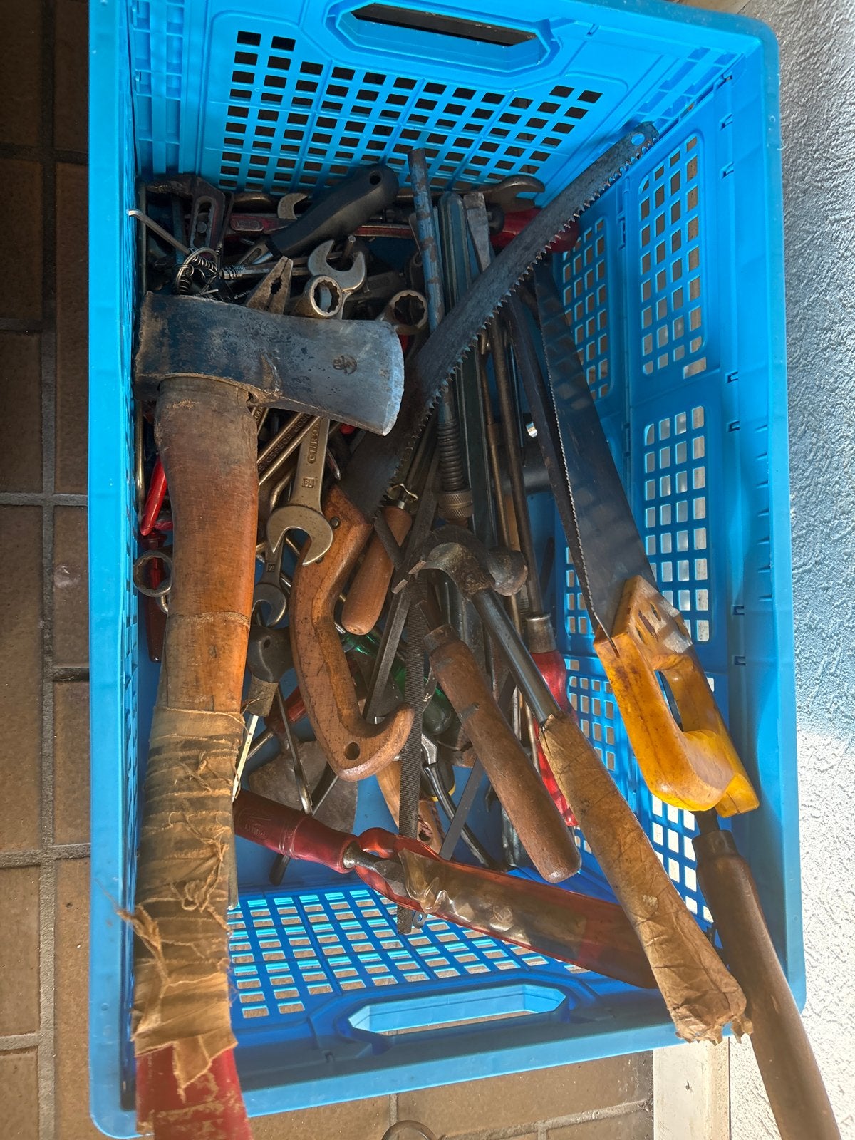 Diverse gereedschap en gereedschapskisten, Doe-het-zelf en Verbouw, Gereedschap | Handgereedschap, Ophalen, Gebruikt