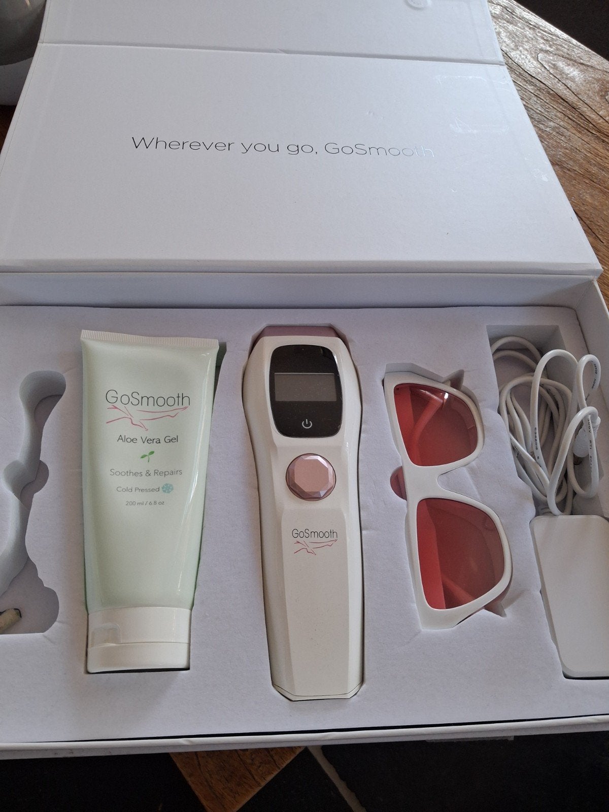 GoSmooth IPL Laser Ontharingsapparaat Pro - Zgan, Ophalen of Verzenden, Zo goed als nieuw, Scheren en Epileren