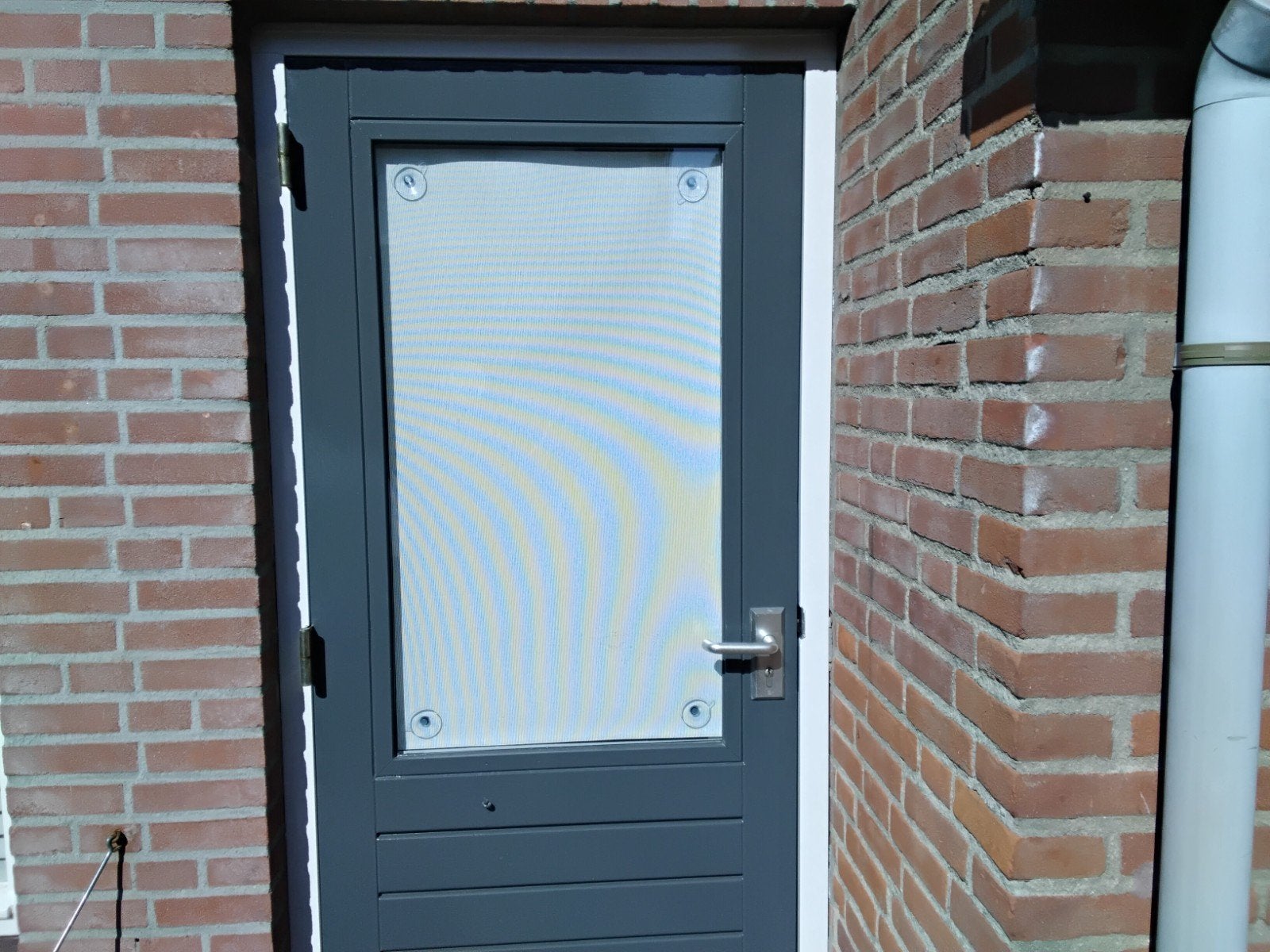 zonwering met zuignappen., Overige merken, Wit, Ophalen of Verzenden, Zo goed als nieuw