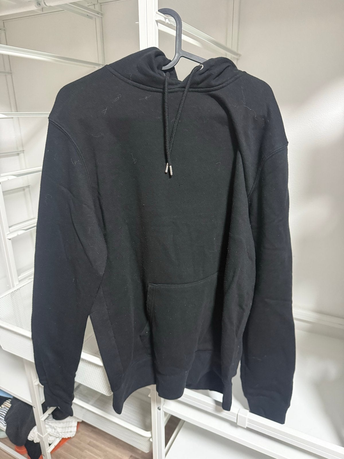 Zwarte hoodie Primark, maat L, Ophalen of Verzenden, Zo goed als nieuw, Maat 42/44 (L), Zwart