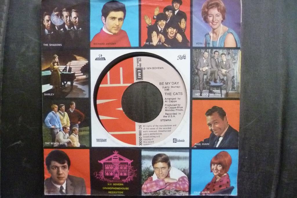 the cats - be my day, Cd's en Dvd's, Vinyl Singles, Overige genres, 7 inch, Single, Ophalen of Verzenden