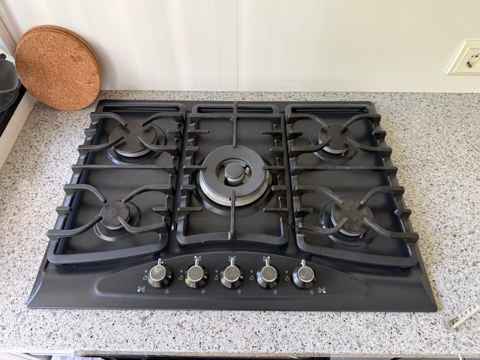 Gas kookplaat - in goede staat inbouw ikea, Ophalen, Zo goed als nieuw, Inbouw, Gas