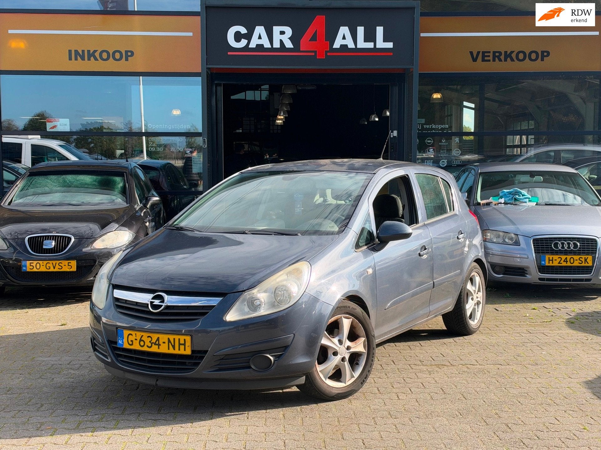 Opel Corsa 1.2-16V Essentia LMVELGEN/AIRCO//RIJDT PERFECT, Voorwielaandrijving, Stof, Gebruikt, Zwart