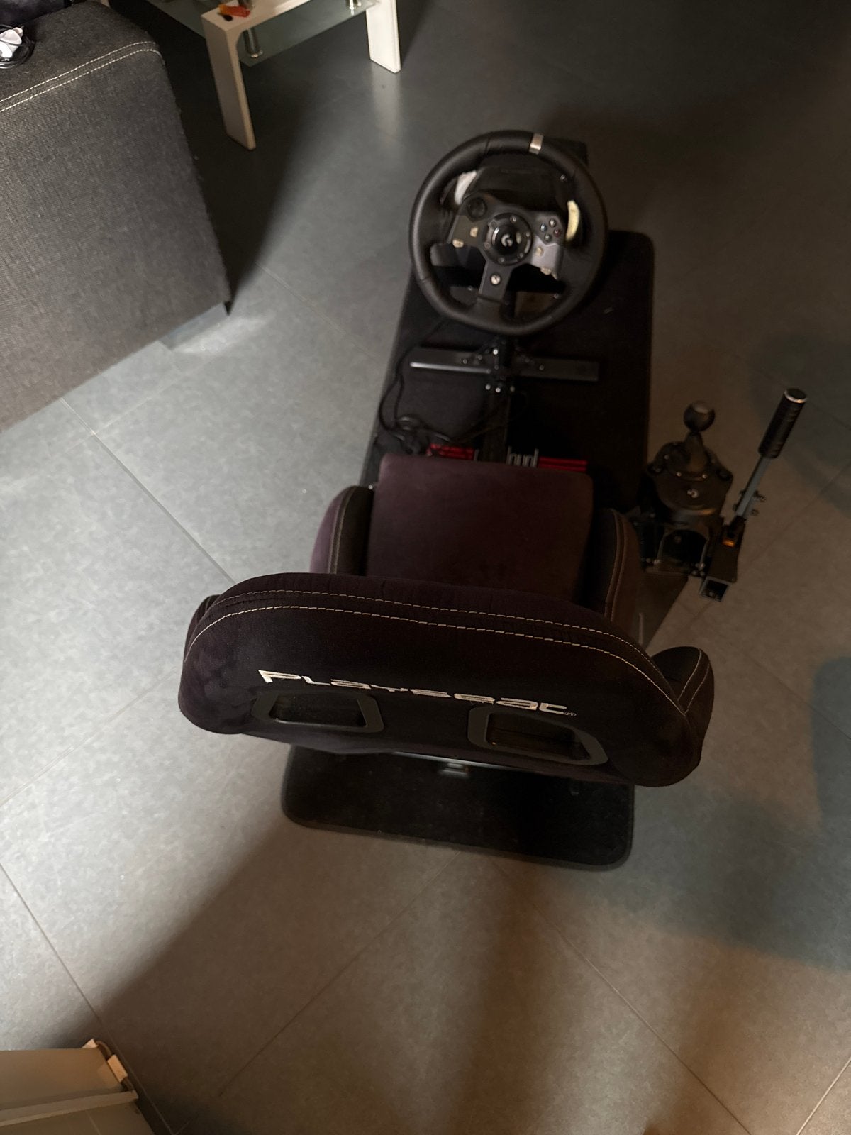 Logitech G920 met Playseat en MOZA handbrake, Ophalen, Overige merken, Zo goed als nieuw