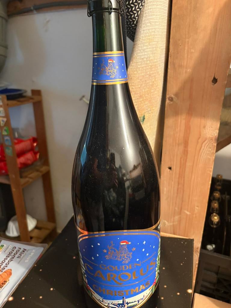 Gouden Carolus christmas 3 liter, Ophalen of Verzenden, Zo goed als nieuw, Flesje(s), Overige merken