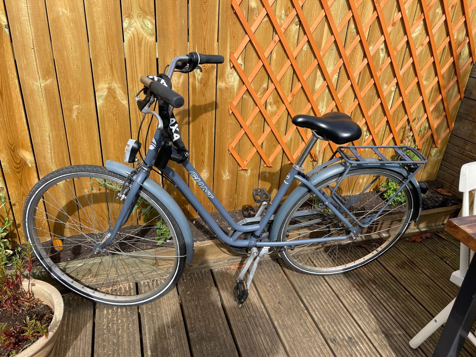 LichtenDamesfiets Giant met lage instap, framemaat 46 cm, Fietsen en Brommers, Fietsen | Dames | Damesfietsen, Ophalen, Velgrem