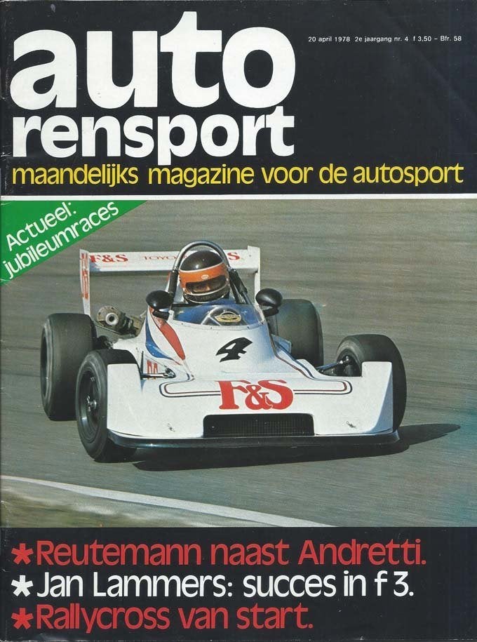 Autorensport 4 1978 : Peugeot 305 - Renault 18 - Jan Lammers, Boeken, Auto's | Folders en Tijdschriften, Ophalen of Verzenden