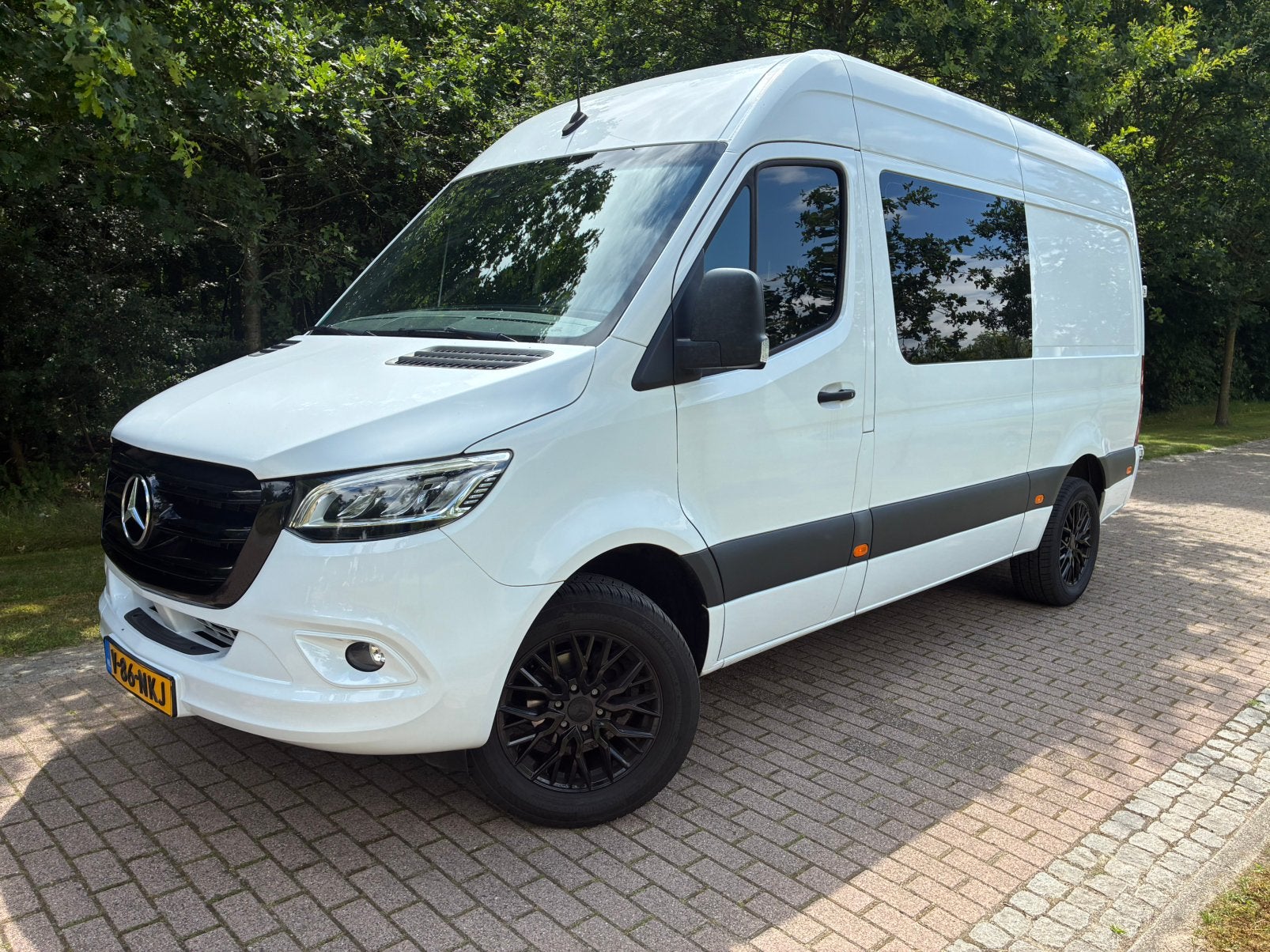 Mercedes-Benz Sprinter 319 V6, Led, 6-persoons, dubbelcabine, Auto's, Bestelauto's, Bedrijf, Mercedes-Benz, Diesel, Euro 6, Automaat