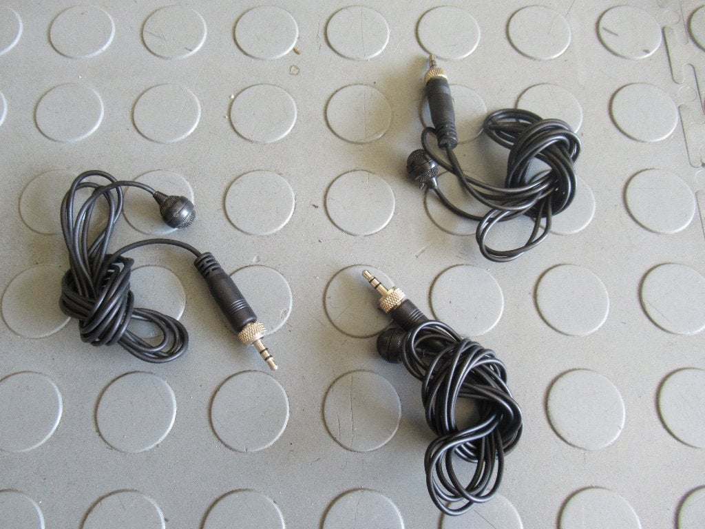 15929 3x sennheiser me4, mini jack, Gebruikt, Overige typen, Ophalen of Verzenden, Sennheiser