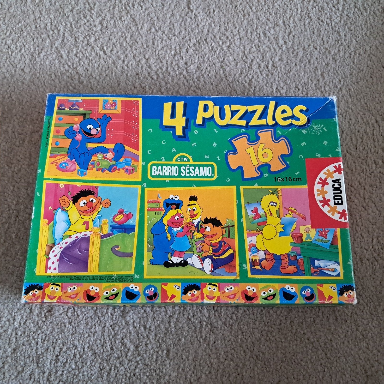 Puzzel Sesamstraat, Ophalen of Verzenden, 10 tot 50 stukjes, Gebruikt