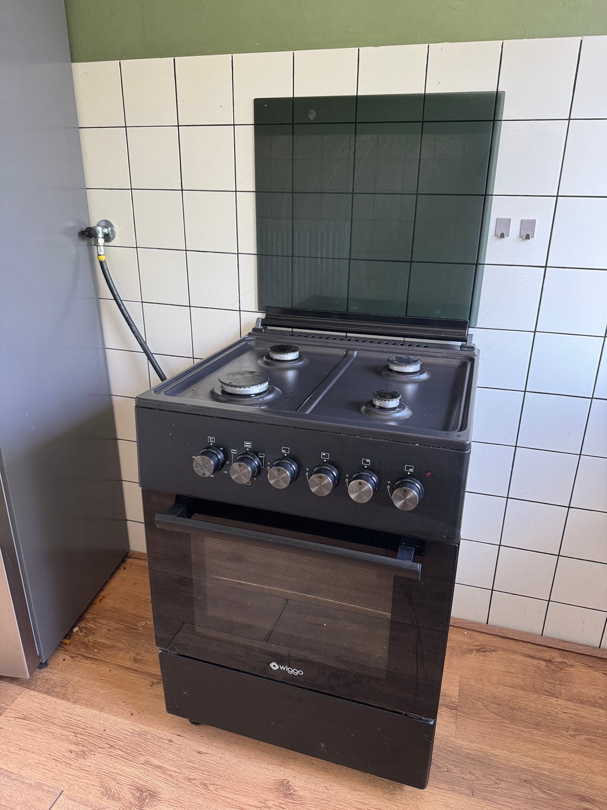 Gasfornuis, Ophalen, Gebruikt, Hete lucht, 4 kookzones