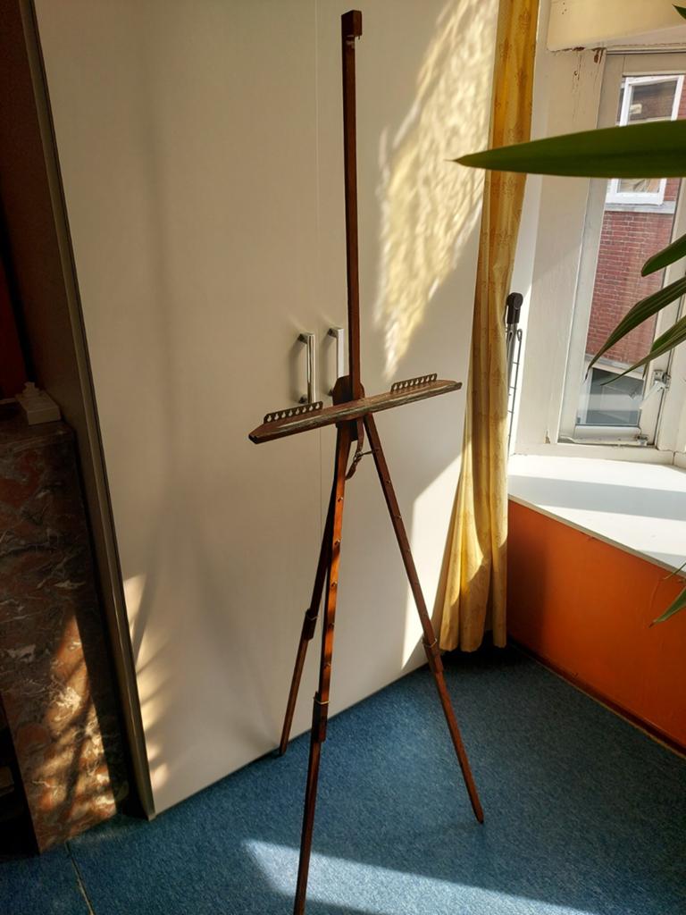 Veldezel, lichtgewicht, hout, 1 kilo., Hobby en Vrije tijd, Schilderen, Ophalen of Verzenden, Gebruikt, Ezel