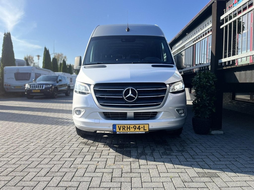 Mercedes Sprinter 319 CDI 6 cil - motorsport camper project, Caravans en Kamperen, Automaat, Buscamper of Camperbus, Mercedes-Benz AG