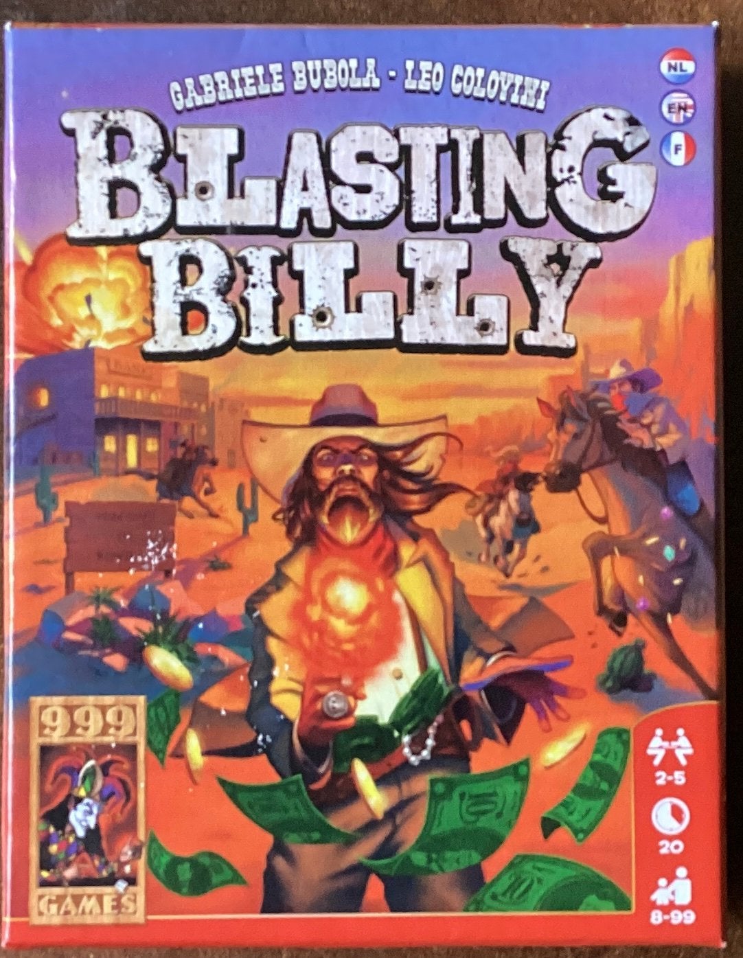 999 Games - Blasting Billy - Kaartspel vanaf 8 jaar, Ophalen of Verzenden, Nieuw