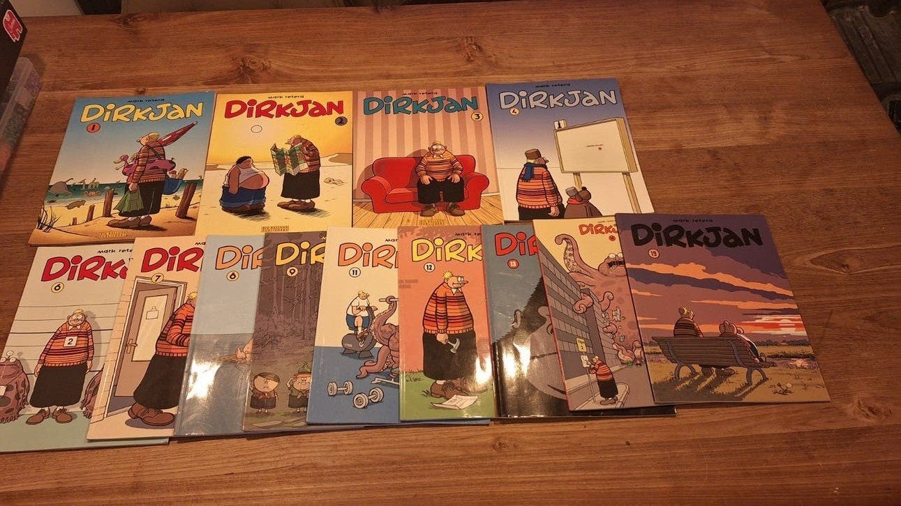 DirkJan stripboeken - diverse nummers, ook los te koop, Boeken, Meerdere stripboeken, Ophalen, Gelezen, Mark Retera