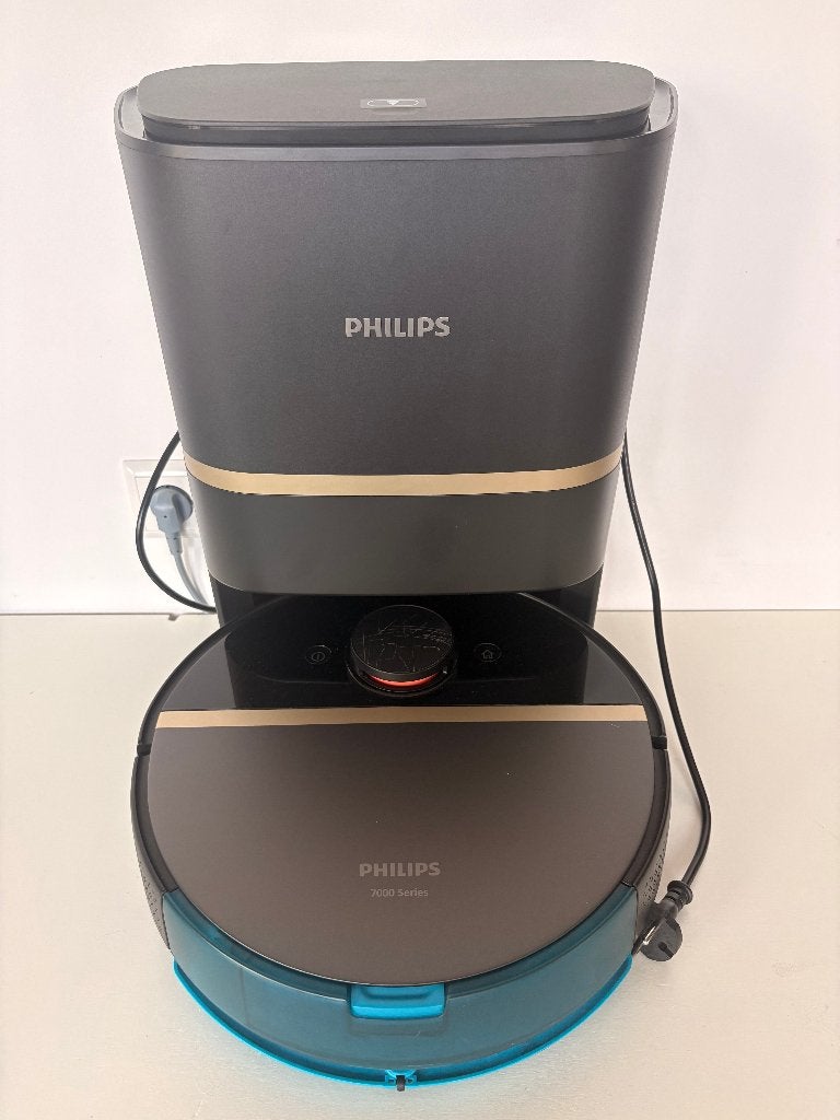 Philips HomeRun 7000 XU7100/01 robotstofzuiger, Ophalen, Inclusief accessoires, Gebruikt, Philips
