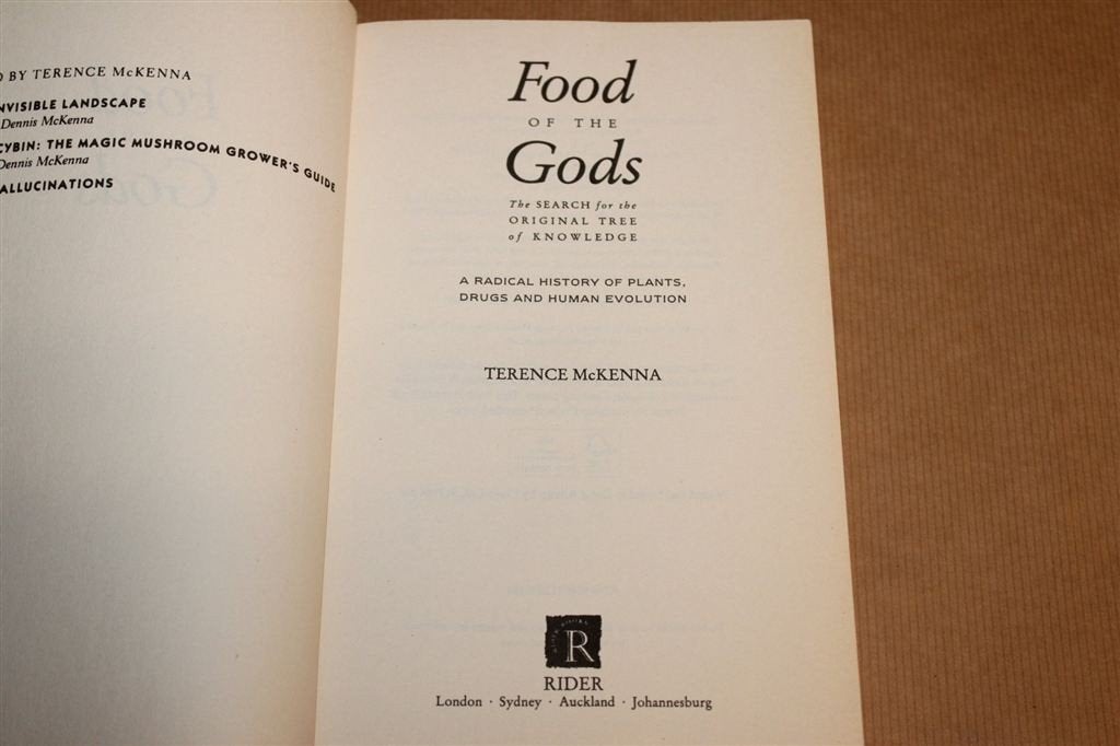 Food of the Gods — Drugs en Menselijke Evolutie, McKenna, Boeken, Ophalen of Verzenden, Gelezen, Europa