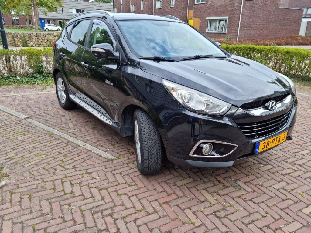 Hyundai iX35 1.6 GDI 2WD 2011 Zwart, Voorwielaandrijving, 1280 kg, 4 cilinders, Leder en Stof