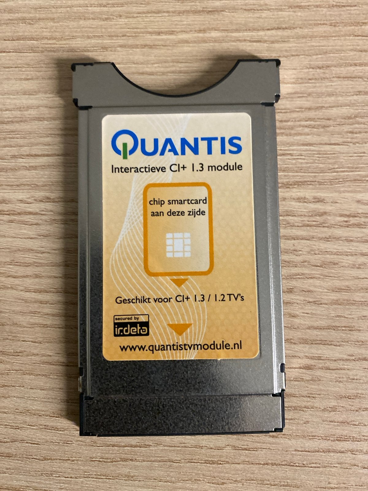 Quantis Interactieve CI+ 1.3 module DVB CI Plus, Ophalen of Verzenden, Gebruikt, Decoder