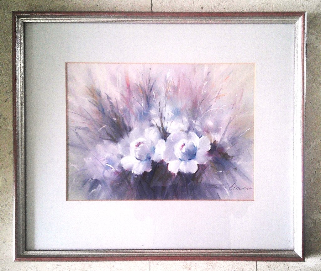 Russische School - Bloemen - MARKOV - ex. Kunsthandel Koch, Antiek en Kunst, Bloemen, Impressionistisch, Ophalen of Verzenden