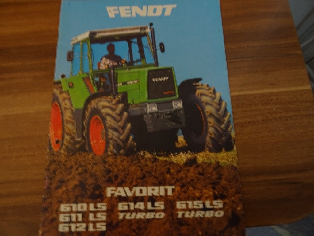 Fendt Favorit 610LS TOT 615LS TUBO FOLDER, Ophalen, Gelezen, Folder