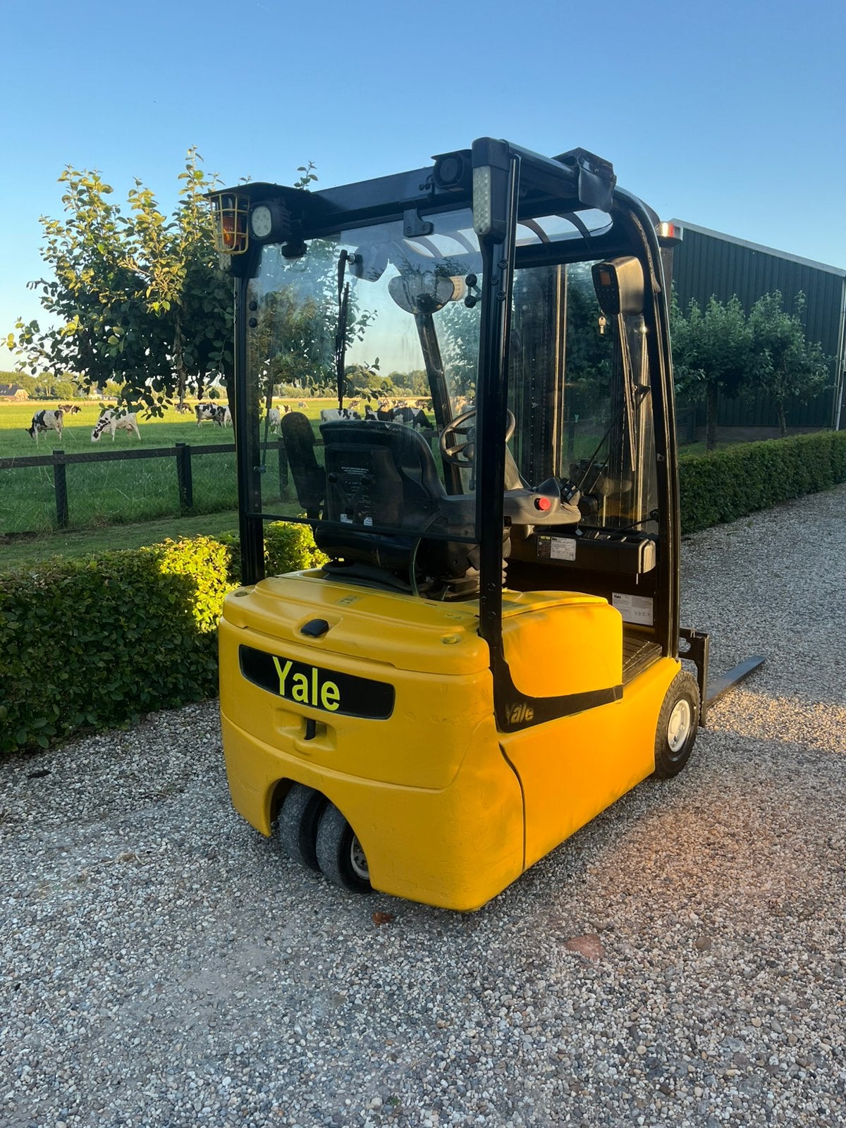 Yale erp15 triplex freelift sideshift 2010 1800u nette staat, 1000 tot 2000 kg, Ophalen of Verzenden, Elektrisch, Heftruck